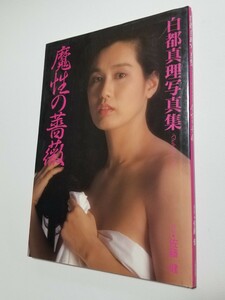 白都真理 写真集　魔性の薔薇　1991年初版　佐藤健　大陸書房