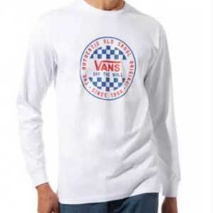 【M】VANS バンズ/長袖TシャツOG CHECKER/ホワイト