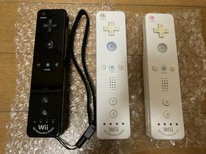 即決! Wiiリモコンプラス ブラック ホワイト 計3点セット