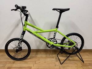 美品☆【Cannondale】hooligan9 ミニベロ自転車 20×1.36 7s 　グリーン