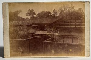 明治 鶏卵紙 風景 建物 神社 古写真 戦前 明治期 平戸藩 本澤家資料