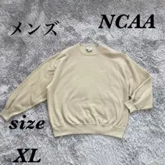 NCAA エヌシーエーエー (XL)長袖トップス クルーネック メンズ ロゴ刺繍