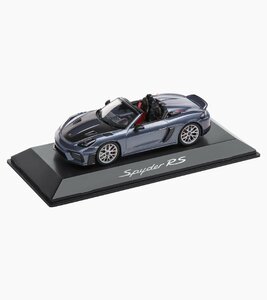 ディーラーモデル 1/43 ポルシェ 718 (982) スパイダー RS 2024 グレーメタリック Porsche Spyder RS ミニカー