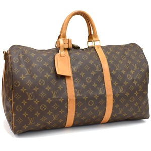 1円 ◎定価31万 美品 LOUIS VUITTON ルイヴィトン ボストンバッグ キーポルバンドリエール50 M41416 モノグラム◎E.Clso.hP-02