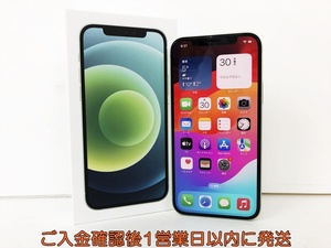 【1円】状態良 au 判定○ SIMフリー Apple iPhone12 128GB グリーン MGHY3J/A 動作確認済 本体/箱 E00-208jy/F3