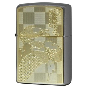 Zippo ジッポライター ウィンディー メタルプレート 金メッキ Windy Metal Gold Plate 2MP-WINDY GP メール便可