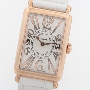 【未使用品・訳アリ】 FRANCK MULLER フランクミュラー ロングアイランド 902QZ REF K18PG クオーツ レディース ピンクゴールド