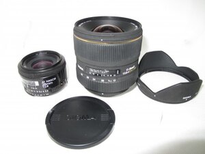 【レンズ2本まとめ売り】Nikon・SIGMA #3345-159