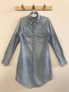 Blue Blue ブルーブルー デニム(ダンガリー)シャツワンピース 聖林公司 良品 size 1