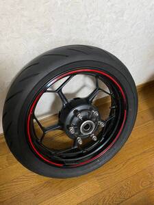 カワサキ　ニンジャ250　Z250 リアホイール　150/60R17 　EX250L　フレ曲がりなし