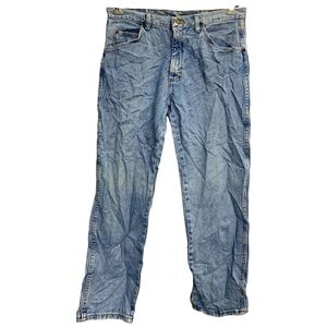 Wrangler デニムパンツ W34 ラングラー ライトブルー コットン 古着卸 アメリカ仕入 2501-166