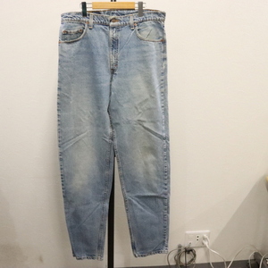 E120 90sビンテージ LEVIS リーバイス 550 デニムパンツ USA製■1990年代製 表記36インチ ブルー 青 アメカジ ジーンズ ジーパンアメカジ