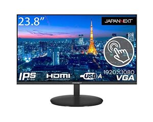 【中古】JAPANNEXT 23.8インチ モニター フルHD 1920x1080解像度 IPS ディスプレイ (HDMI/スピーカー内蔵/VESA