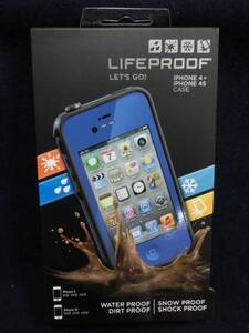 ●ネコポス送料380円●NEW(新品)■在庫有り★キジマ★LifeProof★iPhone/4/S★防水/防塵/ケース/青/G3★ライフプルーフ/KIJIMA/TM-LPCASEB