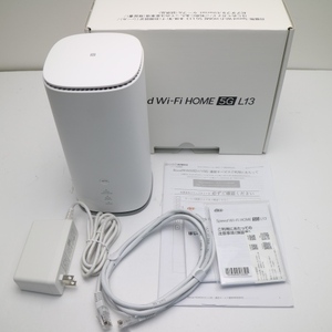 新品同様 Speed Wi-Fi HOME 5G L13 ZTR02 ホワイト AU ルーター NEC 即日発送 あすつく 土日祝発送OK