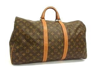 1円 ■美品■ LOUIS VUITTON ヴィトン M41426 ヴィンテージ モノグラム タロンジップ USA キーポル50 ハンドバッグ ボストンバッグ FL3223