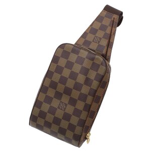 ★H2356 ルイヴィトン ダミエ ジェロニモス ボディバッグ N51994 エベヌ LOUIS VUITTON メンズ レディース★