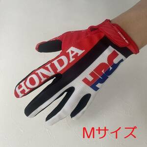 送料込み 新品・未使用 Mサイズ HONDA ホンダ HRC グローブ トロイリー CBR トリコロール モトクロス FC2