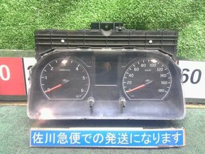 日産 NV350 キャラバン ロング低床DX VW6E26 純正 スピード メーター 速度計 アナログメーター タコ付 動作OK 123,249km レンズ傷有り