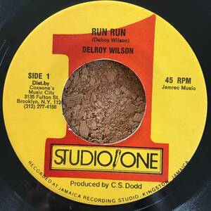 Delroy Wilson / Run Run　[Studio One]