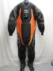 TUSA ツサ ドライスーツ メンズ 169cm/80kg/ブーツ27cm 平置きサイズ:胸囲54cm腹囲49cm尻囲52cm リストバルブ付 [3F-62038]