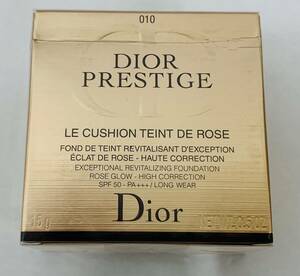 【YYD-0718.4-5IR】Dior ディオール PERESTIGE 010 15g LE CUSHION TEINT DE ROSE タンドゥローズ 中古品 美品 コスメ レディース