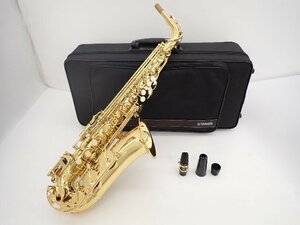 【良品】YAMAHA ヤマハ アルトサックス YAS-280 純正セミハードケース/マウスピース付 ∽ 6E9B2-1