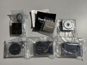 新品 LP盤付 コンプ Technics テクニクス SL-1200MK7 ミニチュアコレクション ガチャ ガチャガチャ ターンテーブル / Pioneer DJ