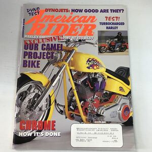 【中古本】ヴィンテージ American RIDER アメリカンライダー AUGUST 1998 HARLEY-DAVIDSON ハーレーダビッドソン 洋書