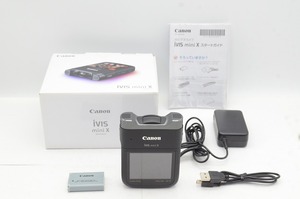 【適格請求書発行】良品 Canon キヤノン iVIS mini X デジタルビデオカメラ 元箱付【アルプスカメラ】241127u