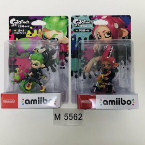 M5562 ●新品 未開封 即決●amiibo ボーイ ネオングリーン + タコガール (アミーボ スプラトゥーン)●Splatoon