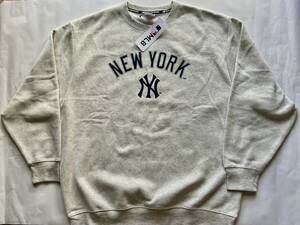 即決新品★ 正規品★MLB★メジャーリーグ★ニューヨークヤンキース★NEW YORK YANKEES ★裏起毛トレーナー・裏起毛スウェット★サイズ3Ｌ