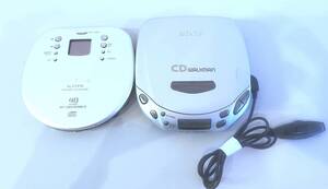 ポータブル CDプレイヤー 中古品 片方ジャンク品 SL-CT570 D-E404 SONY Panasonic 本体のみ 