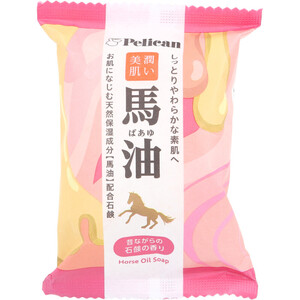 【まとめ買う】ファミリー石鹸 馬油 昔ながらの石鹸の香り 80g×20個セット