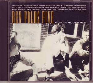 BEN FOLDS FIVE ベン・フォールズ・ファイヴ『WHATEVER AND EVER AMEN ワットエヴァー・アンド・エヴァー・アーメン』国内盤