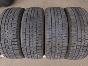 P2485 送料無料 4本SET価格! バリ溝 スタッドレス 225/55R17 ダンロップ WINTER MAXX 225/55-17 225/55/17 エアーチェック済