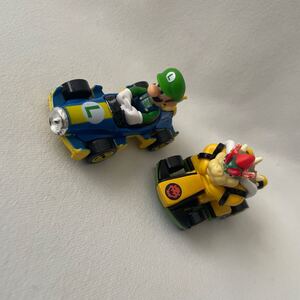 ホットウィール　ルイージとクッパのミニカーセット　 スーパーマリオ マリオカート ミニカー 仮面ライダー　美品