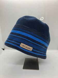 コロンビア　columbia ニットキャップ ニット帽 ビーニー ネイビー