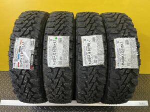 T807 新品未使用 145/80R12 80/78 YOKOHAMA GEOLANDAR M/T G003 ヨコハマ ジオランダー 夏タイヤ サマータイヤ オフロード イボ付き 4本SET