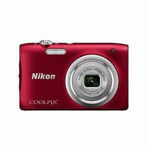 中古 １年保証 美品 Nikon COOLPIX A100 レッド