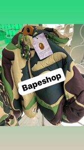 BAPE MEGA ABC CAMO DOWN JACKET M ダウンジャケット