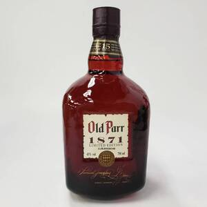 24広/A031946-2/M011-588/MK3000 酒 Old Parr 15 YEARS OLD 1871 LIMITED EDITION SCOTCH WHISKY オールドパー ウイスキー 43％ 750ml