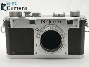 Nikon S ニコン レンジファインダー 黒目 幕不良