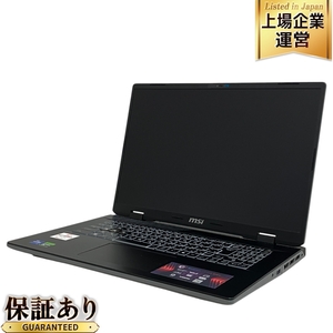 MSI Sword 17 HX B14VGKG 17インチ ノート パソコン i7-14700HX 64GB SSD 2TB RTX 4070 win11 中古 M9584789