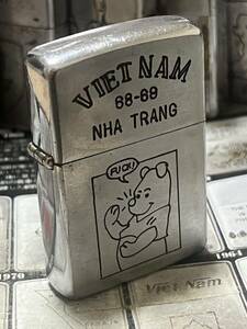 1968年製ベトナムジッポー「くまのプーさん」NHA当時物 ヴィンテージ ミリタリー ディズニー