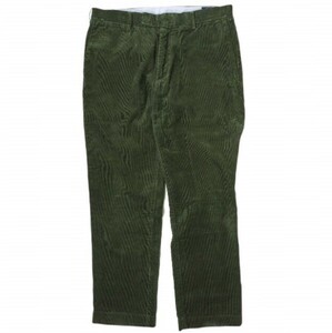 POLO RALPH LAUREN ポロ・ラルフローレン STRETCH SLIM FIT CORDUROY PANTS ストレッチスリムフィット コーデュロイパンツ 32 OLIVE g19427