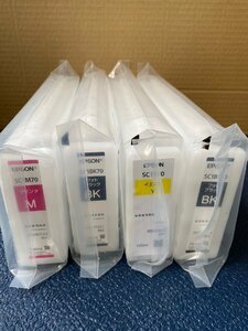 純正未使用★EPSON インクカートリッジ SC1BK70 SC1Y70 SC1M70 4点※箱無し★X82