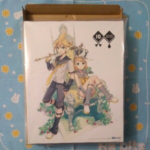 ボーカロイド 鏡音リン・レン 10th Anniversary １０周年 キャンバス パネル Ａ 開封未使用品 275×220mm 