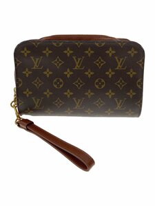 LOUIS VUITTON◆オルセー_モノグラム・キャンバス_BRW/PVC/BRW