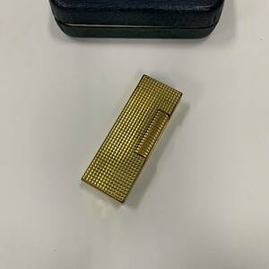 ◆【売り切り】dunhill/ダンヒル ガスライター ゴールドカラー 喫煙具 